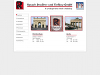 rausch-strassenbau.de Webseite Vorschau