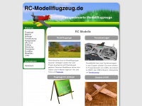 rc-modellflugzeug.de Webseite Vorschau