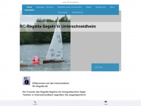 rc-regatta.de Webseite Vorschau