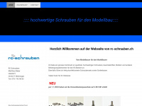 rc-schrauben.ch Webseite Vorschau