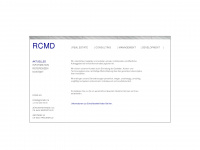 rcmd.ch Webseite Vorschau