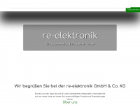 re-elektronik.de Webseite Vorschau