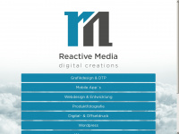 reactive-media.de Webseite Vorschau