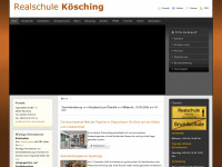 realschule-koesching.de Webseite Vorschau