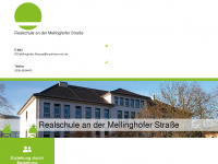 realschule-mellinghoferstrasse.de Webseite Vorschau