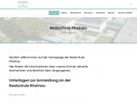 realschule-rheinau.de Webseite Vorschau