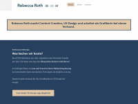 rebeccaroth.ch Webseite Vorschau
