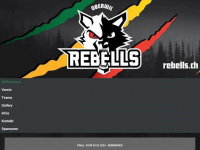 rebells.ch Webseite Vorschau