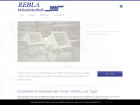 rebla-industrietechnik.de Webseite Vorschau