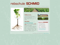rebschule-schmid.at Webseite Vorschau