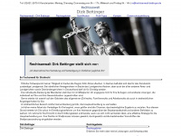 rechtsanwalt-bettinger.de Webseite Vorschau