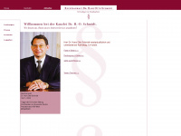 rechtsanwalt-dr-hans-otto-schmidt.at Webseite Vorschau