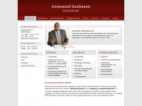 rechtsanwalt-kaufmann.de Webseite Vorschau