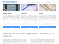 rechtsanwalt-kuletzki.de Webseite Vorschau