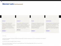 rechtsanwalt-werner-lutz.de Webseite Vorschau