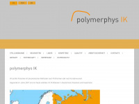 polymerphysik.de Webseite Vorschau