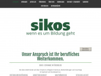 sikos.de Webseite Vorschau