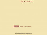 reckenburg.de Webseite Vorschau
