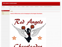 red-angels-cheerleader.de Webseite Vorschau