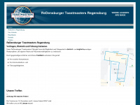 redensburger-toastmasters.de Webseite Vorschau