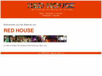 redhouse-band.de Webseite Vorschau