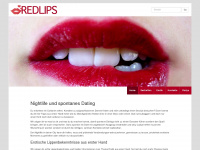redlips.ch Webseite Vorschau