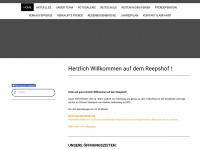reepshof.de Webseite Vorschau
