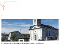 ref-kirche-march.ch Webseite Vorschau