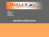 reflex-beschriftungen.de Webseite Vorschau