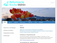 refmoehlin.ch Webseite Vorschau