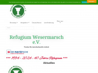 refugium-wesermarsch.de Webseite Vorschau