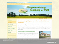 refugium-neunburg.de Webseite Vorschau