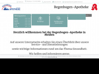 regenbogen-apotheke-meissen.de Webseite Vorschau
