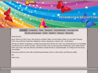 regenbogen-bestattung.de Webseite Vorschau