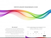 regenbogenchor.at Webseite Vorschau