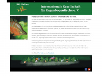 regenbogenfische.de Webseite Vorschau