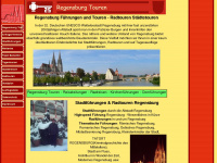 regensburg-touren.de Webseite Vorschau