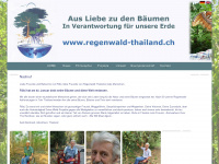 regenwald-thailand.ch Webseite Vorschau