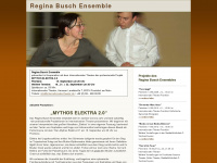 regina-busch-ensemble.de Webseite Vorschau