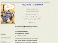 reginas-keramik.de Webseite Vorschau