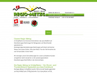 regio-metzg.ch Webseite Vorschau