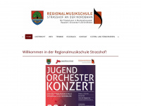 regionalmusikschule-strasshof.at Webseite Vorschau