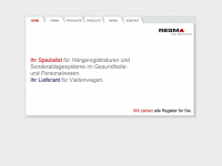 regma.ch Webseite Vorschau