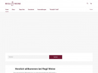 regliweine.ch Webseite Vorschau