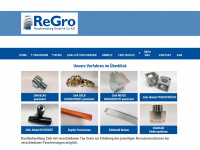 regro-metallveredlung.de Webseite Vorschau