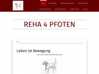 reha-4-pfoten.de Webseite Vorschau