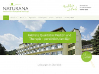 rehaklinik-naturana.de Webseite Vorschau