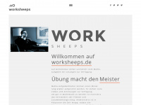 worksheeps.de Webseite Vorschau
