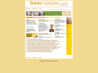 beer-pages.com Webseite Vorschau