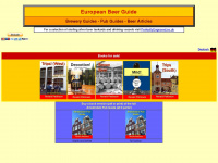 europeanbeerguide.net Webseite Vorschau